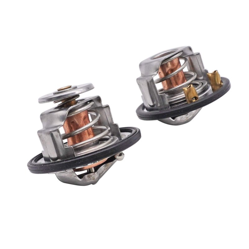Front Rear Thermostat Kit Replacement For Gm 6 6l Duramax 97241130 97241129