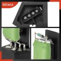 A-premium Hvac Heater Blower Motor And Resistor Assembly Compatible With Bmw Vehicles E46 Series 323i 1999 328i Front 2-pc Set