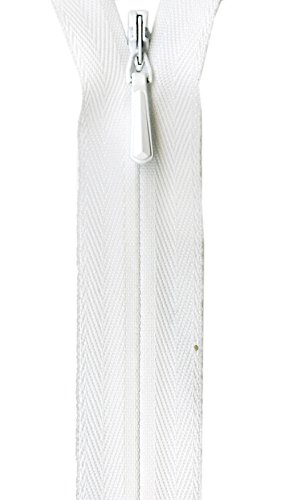 Unique Invisible Zipper 18 -white