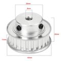 Aluminum 24 Teeth 8mm Bore 5 08mm Timing Belt Pulley For 10mm 