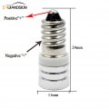 Ruiandsion 4pcs E10 Led Bulbs 3v Super Bright Cob 6000k White For Torchlight Flashlight
