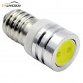 Ruiandsion 4pcs E10 Led Bulbs 3v Super Bright Cob 6000k White For Torchlight Flashlight