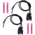 2 Pack 645-134 Abs Wheel Speed Sensor Connector Pigtail Plug Wiring Harness Fit For G Mc Savana 2500 3500 4500 2018-2020 Yukon 
