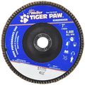 Weiler 51170 Tiger Paw Xhd Super High Density Abrasive Flap Disc Type Flat Style Phenolic Backing Zirconia Alumina Diameter 7 8 