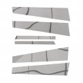 Secosautoparts 6pcs Chrome Door Pillar Trim Compatible With Mercedes S Class W222 Sedan 2013-2020