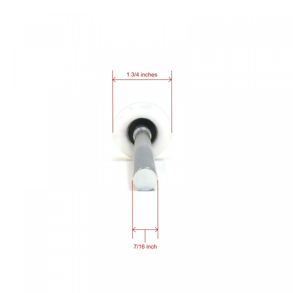 Pack Of 2 Sealed Nylon Rollers 4 Stem 13-ball Bearing With Dust Shield