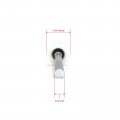 Pack Of 2 Sealed Nylon Rollers 4 Stem 13-ball Bearing With Dust Shield