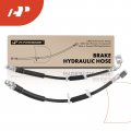 A-premium Front Driver And Passenger Brake Hydraulic Hoses Compatible With Select Jeep Dodge Models Liberty 2008-2012 Nitro