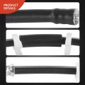 A-premium Front Driver And Passenger Brake Hydraulic Hoses Compatible With Select Jeep Dodge Models Liberty 2008-2012 Nitro