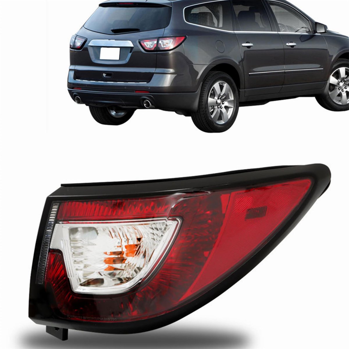 Clear Lens Tail Light Replacement For Traverse 2013 2017 Passenger Right Side Rear Lamp Assembly Gm2805112 Halogen Source