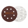 20pcs 7 Inch 8 Hole Hook And Loop Sanding Disc 80 Grit 150 Flocking Sandpaper Random Orbital Sander Papers