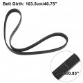X Autohaux Car Engine Multi V-ribbed Serpentine Drive Belt No 252122gga1 For Hyundai Santa Fe 2016-2020