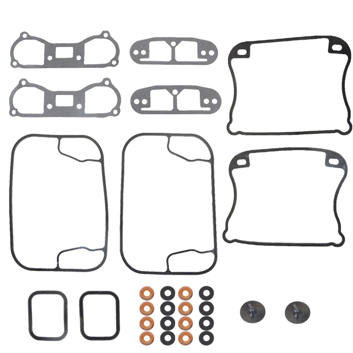 Motorcycle Full Rocker Box Gasket Kit Steel Base Gaskets Replacement For 1992-1999 1340cc Evolution Big Twin 17042-92