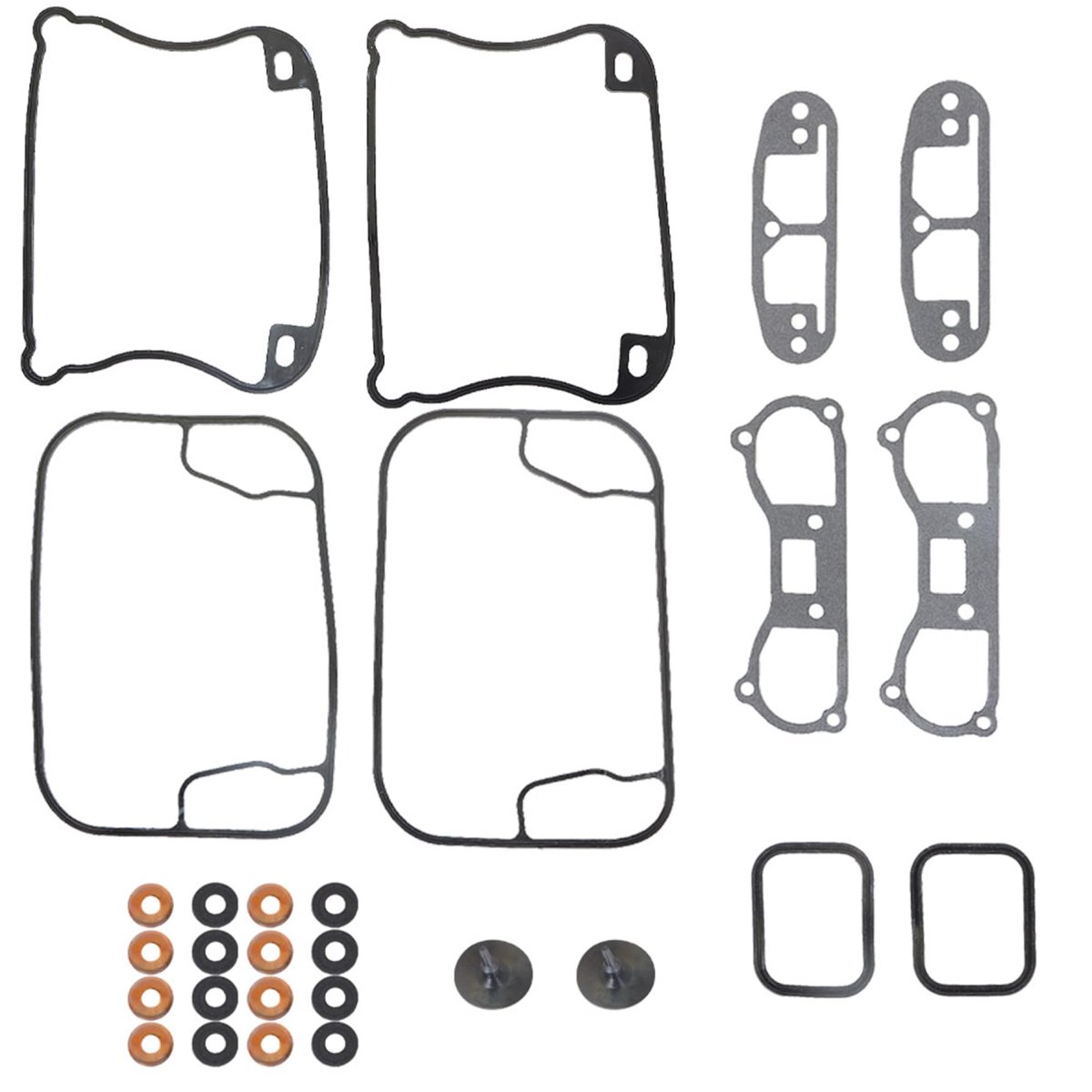 Motorcycle Full Rocker Box Gasket Kit Steel Base Gaskets Replacement For 1992-1999 1340cc Evolution Big Twin 17042-92