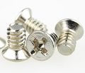 6-32 X 1 4 In Flat Head Machine Screws Nickel Plated Steel Phillips Drive For 3 5 Hard Hot Swap Caddy Tray 50 Pack 