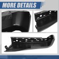 Non Parking Sensor Holes Rear Bumper End Caps Cover Compatible With Ford F-150 2015-2020 Driver Left Side Primered Painted