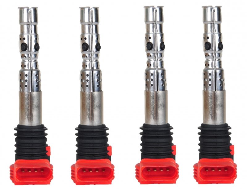 Ena Set Of 4 Ignition Coil Pack For Audi Quattro A4 A6 Replacement 06b905115r 06b905115d 06c905115m Uf483