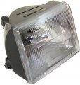 Evan-fischer Headlight Set For 1993-1998 Jeep Grand Cherokee Left Driver And Right Passenger Side Halogen With Bulb S