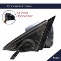 Spieg Vw1321155 Passenger Side Mirror Replacement For Volkswagen Passat 2012 Power Heated Turn Signal Blinker Memory Ptm Cover