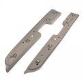 1990-1993 Mustang Light Gray Door Arm Rest Pads For Power Windows Pair
