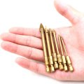Driak 5pcs Tungsten Carbide Titanium Coated Glass And Tile Drill Bits Set For Ceramic Marble Mirror