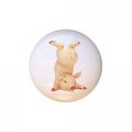 Pig Design 008 Pigs Decorative Glossy Ceramic Cupboard Cabinet Pulls Dresser Drawer Knobs 