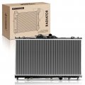 A-premium Engine Coolant Radiator With Transmission Oil Cooler Compatible Toyota Corolla 1998-2002 Chevrolet Prizm L4 1 8l