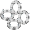 4x137 Wheel Spacers 1 Inch Thick Hub Bore 110mm With 10x1 25 Studs 4x137mm To Fit For Bayou 400 1993-1999 Silver 4 Lug 4x 