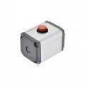 Uxcell Single Hole 16mm Aluminum Switch Button Station Box With A Pg7 Cable Gland