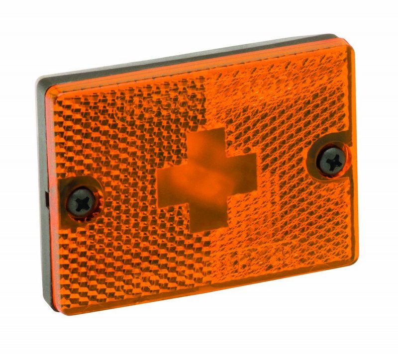 Wesbar 203117 Side Marker Clearance Light With Reflex Lens And 18-inch Pigtail Amber
