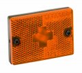 Wesbar 203117 Side Marker Clearance Light With Reflex Lens And 18-inch Pigtail Amber 