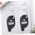 Vaguelly 2pcs Tire Gauge Vehicle Pressure Car Key Ring Digital Chain Presure Guage Truck Tires Tester Number