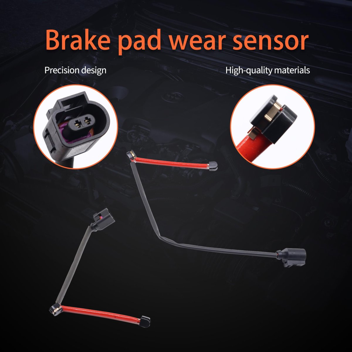 Brake Pad Wear Sensor 7l0907637c 7l0907637 For Audi Q7 2007 2010 Porsche Cayenne Volkswagen Touareg 2004 2008 Front And Rear