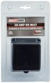 Mighty Cord A10-30inbkvp 30 Amp Power Inlet Black Watertight Cover With Durable Polyester Construction Universal Fit 