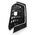 Front Bumper Grille Grill Assembly Upper Replacement For 2021 2022 2023 Kicks Black Abs Plastic With Chrome Finish Direct Fit