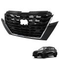 Munirater Front Bumper Grille Grill Assembly Upper Replacement For 2021 2022 2023 Kicks 