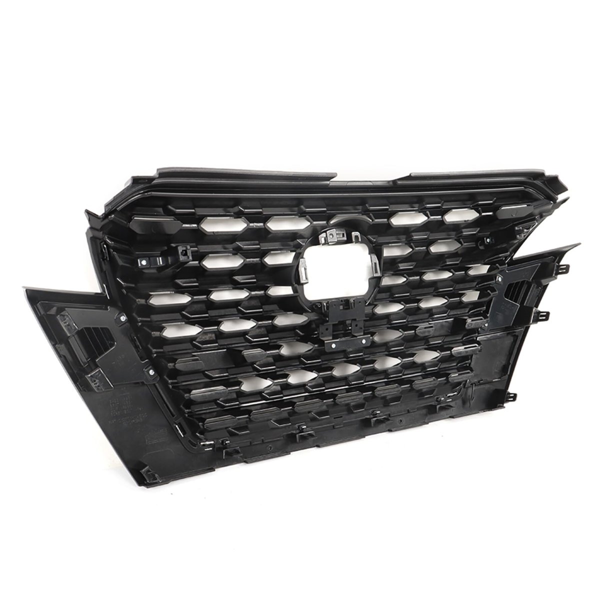 Front Bumper Grille Grill Assembly Upper Replacement For 2021 2022 2023 Kicks Black Abs Plastic With Chrome Finish Direct Fit