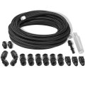 6an Ptfe Ls Swap Efi Fuel Line Fitting Kit 25ft Nylon Stainless Steel Braided Hose 3 8 