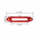 Anzio Durable Synthetic Winch Rope Line Cable Red 95 3 8 Grey 20 500 Lbs