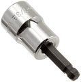 Ba-7hba 3 8 Drive Ball Hex Bit Socket 7 32 In Polished Finish 2 Piece Design