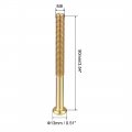 Uxcell M8x90mm Furniture Screw Hex Socket Machine Screws Zinc Plated Fasteners Bolts Half Thread Carbon Steel 5pcs
