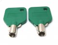 En1 Epco1 Elevator Keys Epc01 With Large Green Caps For Easy Id Handling Commonly Used On Many Craft Elevators And Some 