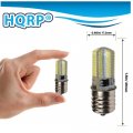Hqrp Screw-in 5 8 Base 2scw Sewing Machine Led Light Bulb 110v Warm White Replacement For 195148 8scw