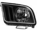 Aintier A Pair Of Automotive Headlight Assembly Fit Ford For Mustang 2005-2009 With Black Housing Clear Lens