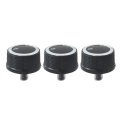 3pcs A C Heater Temp Control Knob Replacement Fit For G M C Savana 3500 Sl Standard Passenger Van 3-door 6 0l 5967cc 364cu In 
