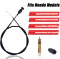 Carburetor Choke Cable And Starter Valve Plunger Kit Compatible With Honda Trx500 Foreman Rubicon 500 Trx500fpa Trx500fm