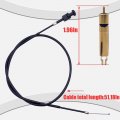 Carburetor Choke Cable And Starter Valve Plunger Kit Compatible With Honda Trx500 Foreman Rubicon 500 Trx500fpa Trx500fm