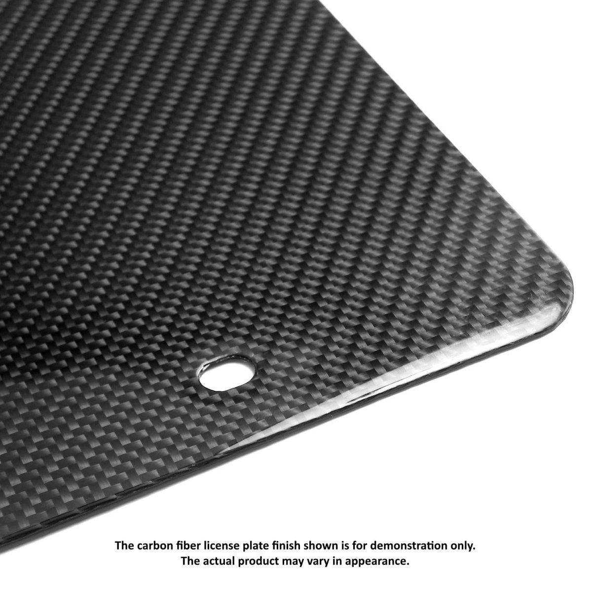 Ram 3d Large Heavy Metal Logo On Real Black Carbon Fiber License Plate