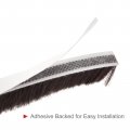 Uxcell Weather Stripping Brush 10ft L X 35 W 0 6 H Self-adhesive Seal Weatherstrip Sweep Brown For Door Window