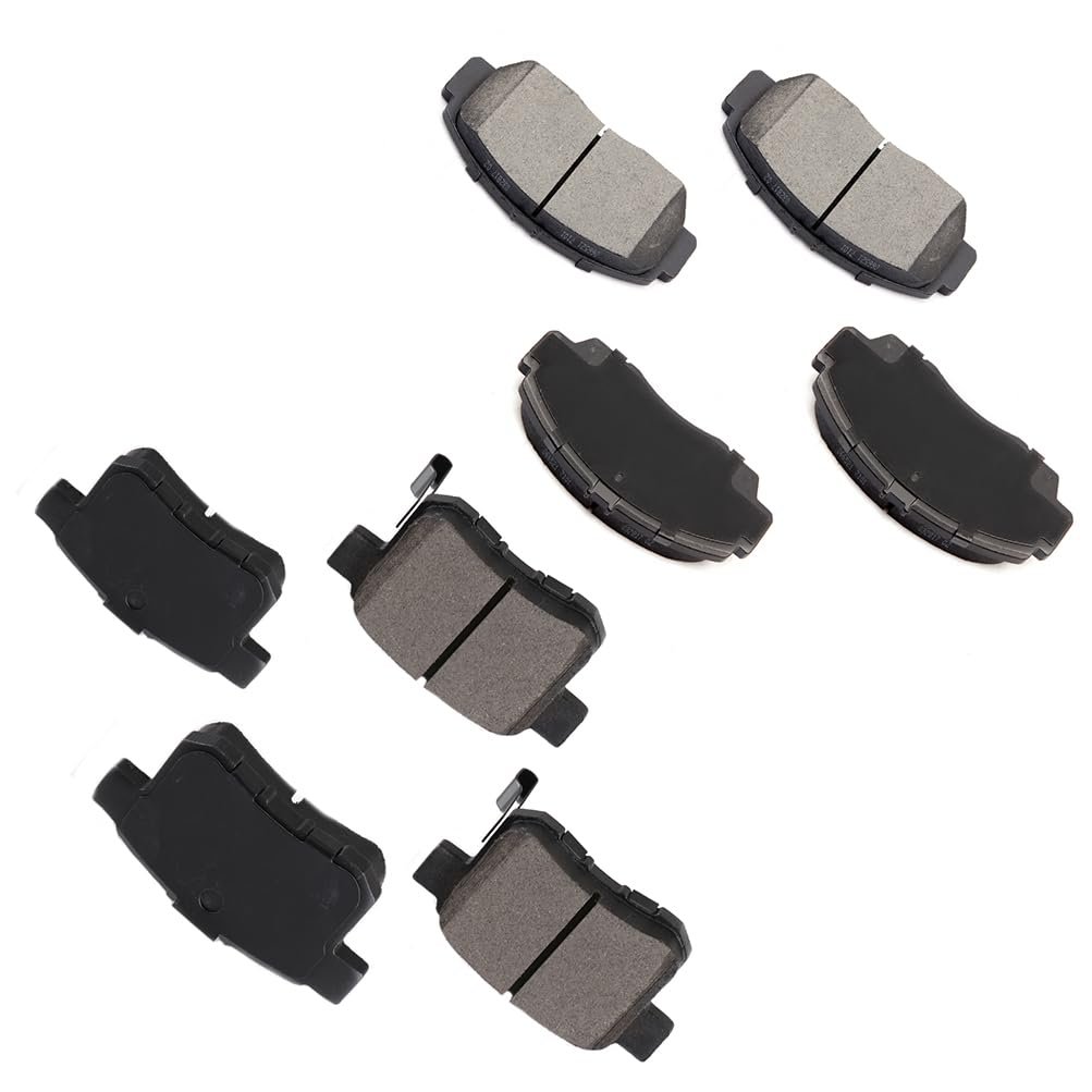 Brake Pad Sets 8pcs For Acura Tsx 2009-2010 For Honda Accord 2008-2011 D787 D1451